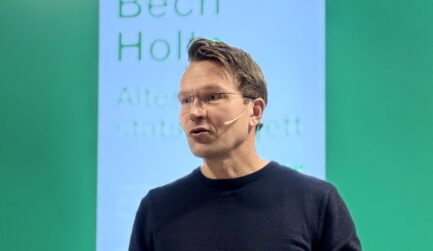 Nært portrettbilde av Martin Bech Holte