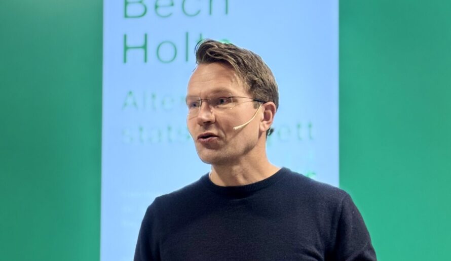 Nært portrettbilde av Martin Bech Holte